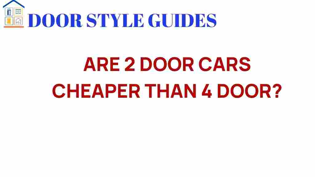 do-two-door-cars-cost-less