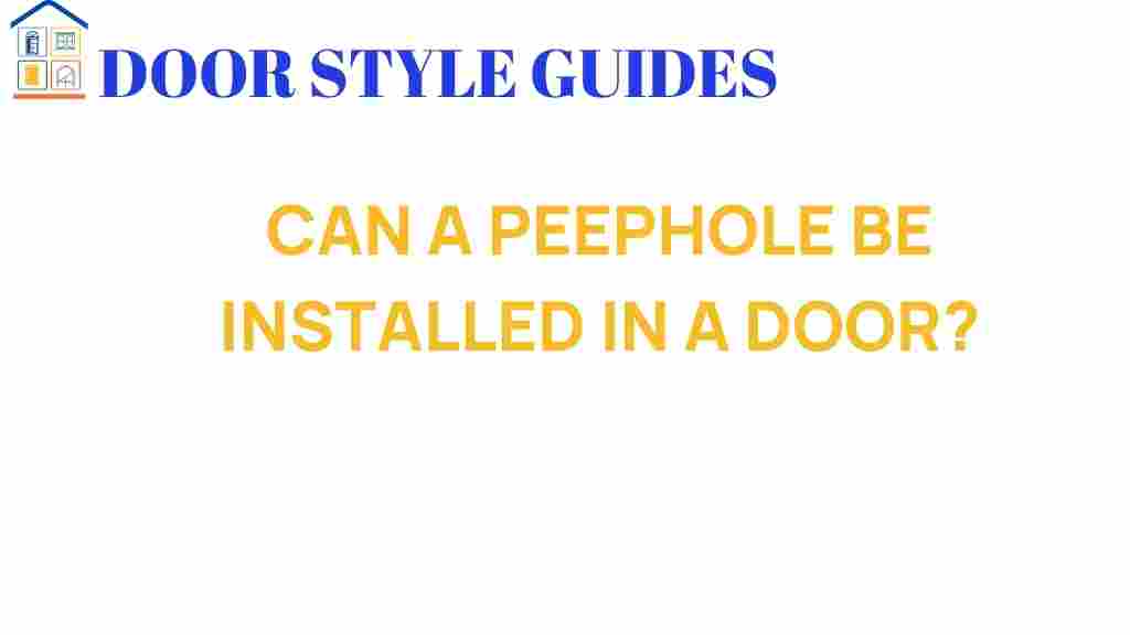 can-a-peep-hole-be-installed-in-a-door