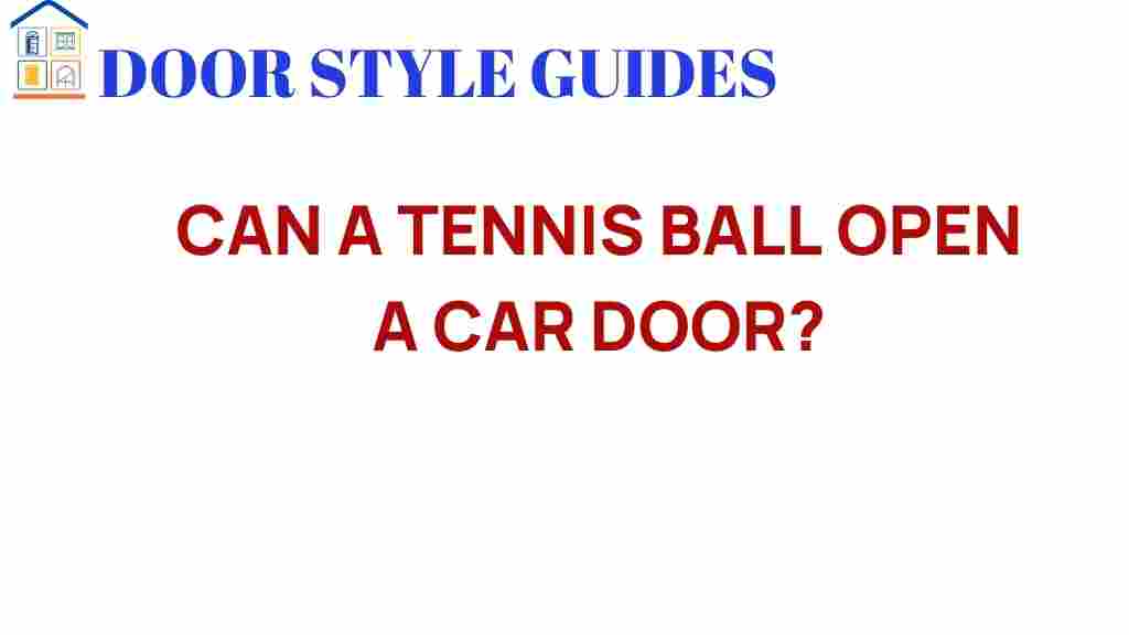 can-a-tennis-ball-open-a-car-door