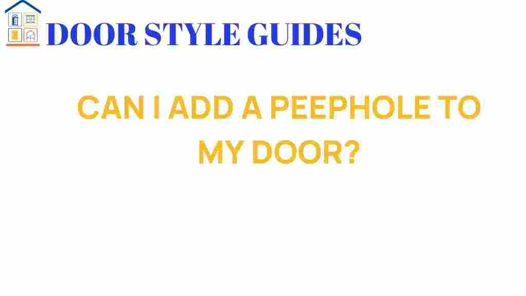 can-i-add-a-peep-hole-to-my-door