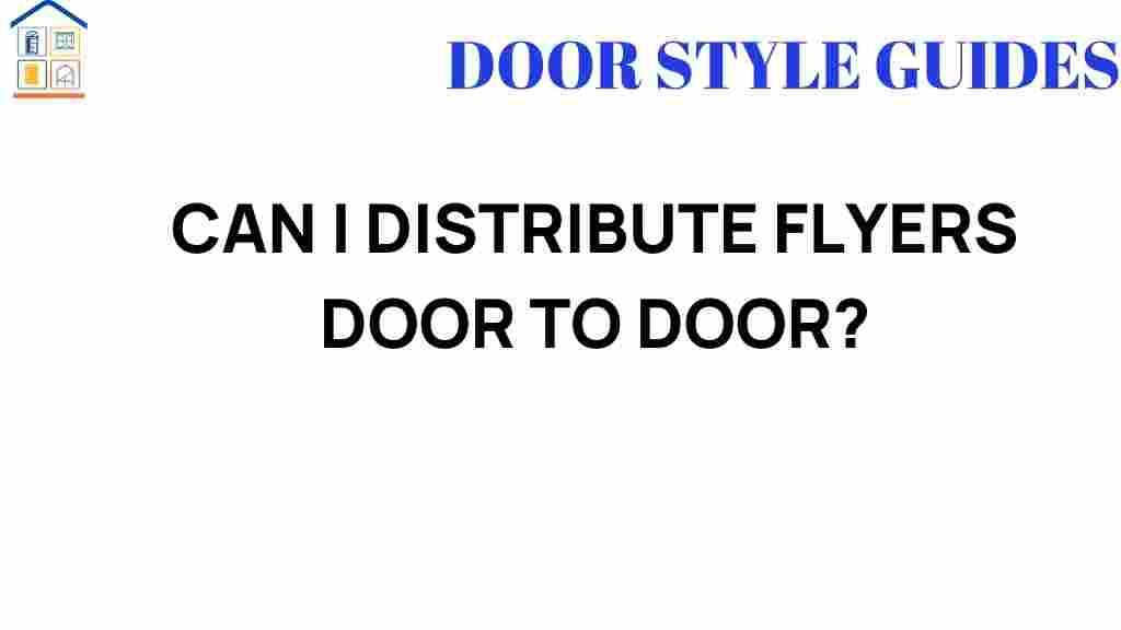 can-i-distribute-flyers-door-to-door
