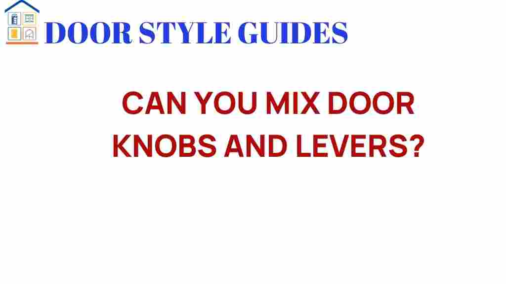 can-you-mix-door-knobs-and-levers