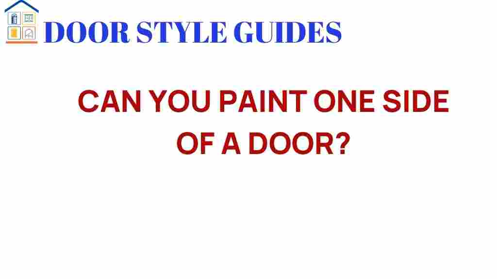can-you-paint-one-side-of-a-door