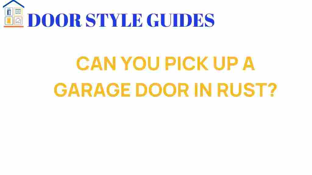 can-you-lift-a-rusty-garage-door