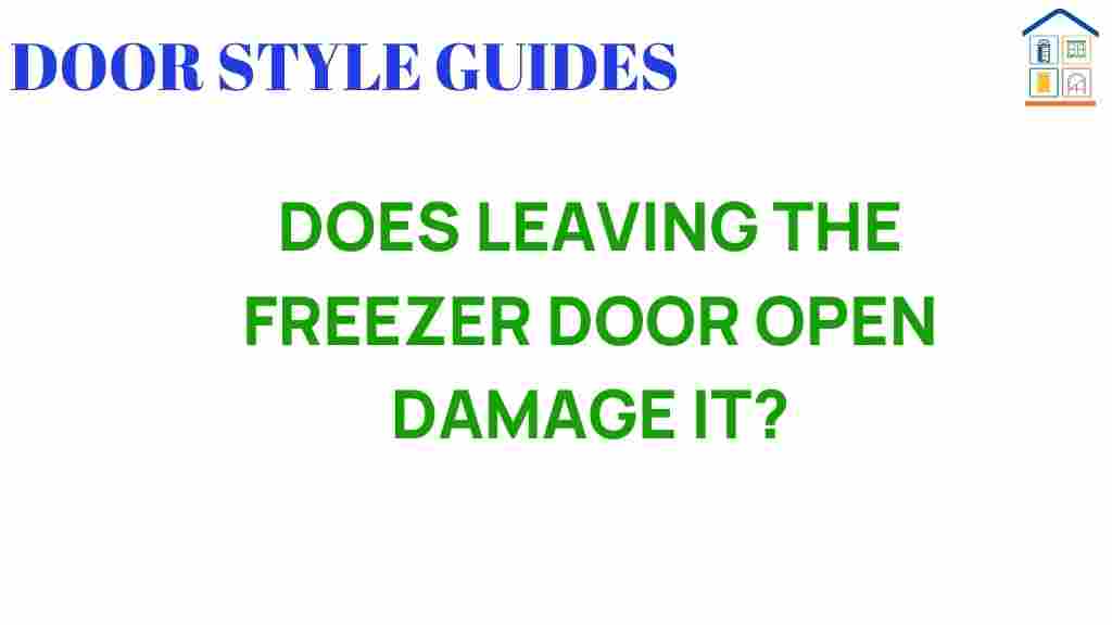 does-leaving-the-freezer-door-open