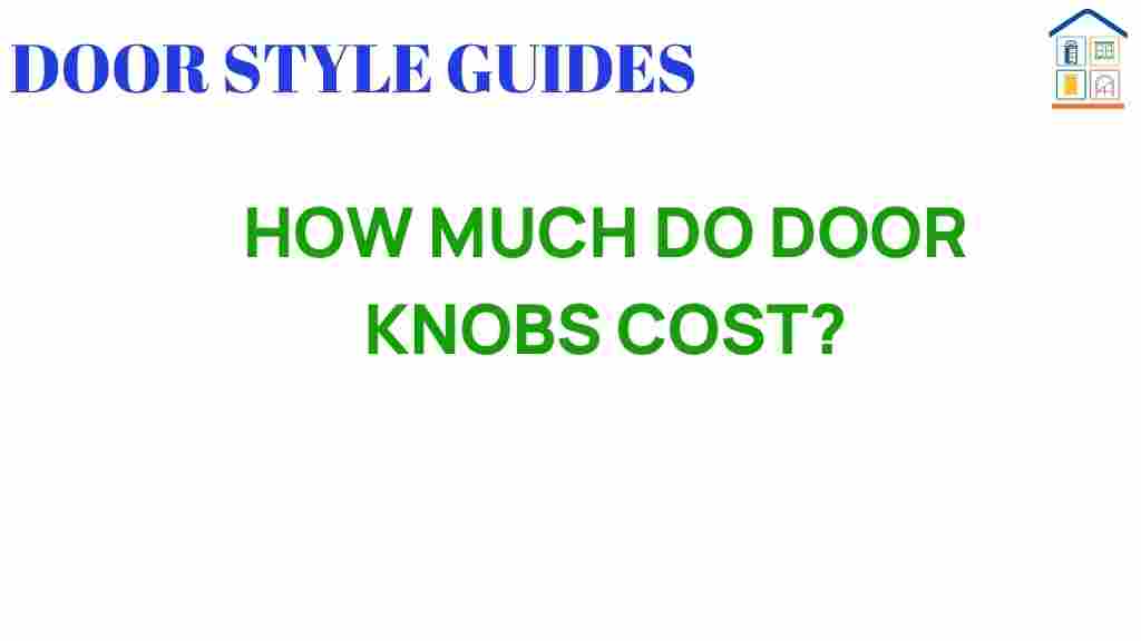 how-much-do-door-knobs-cost