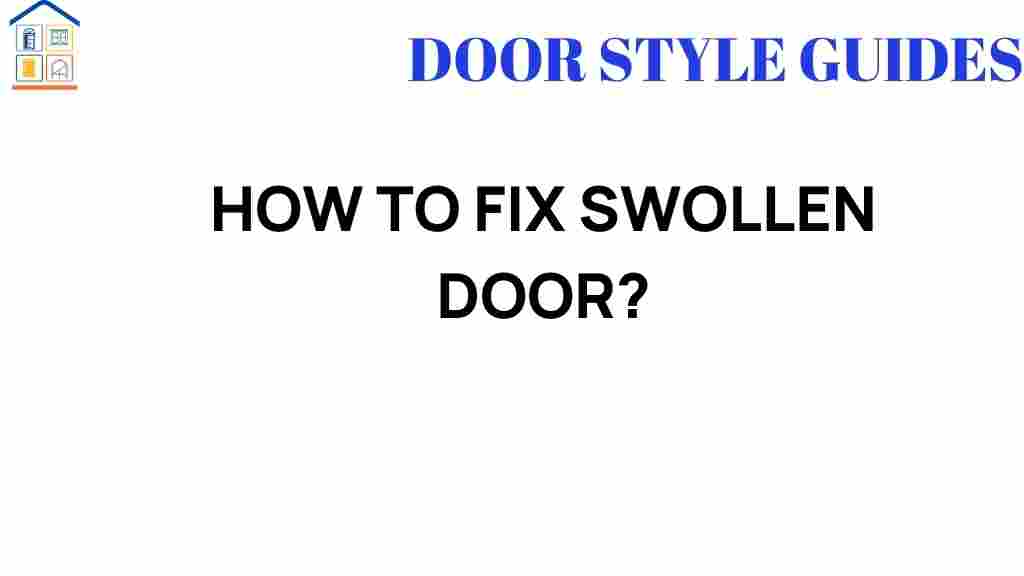 how-to-fix-swollen-door