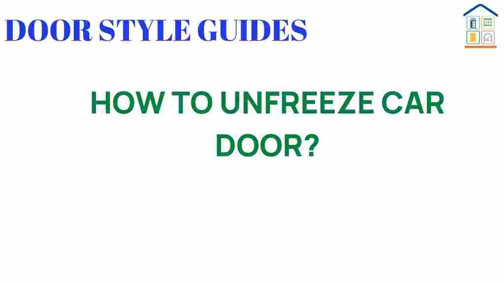 unfreeze-car-door-techniques