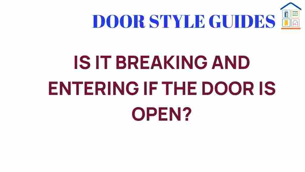 is-it-breaking-and-entering-if-the-door-is-open
