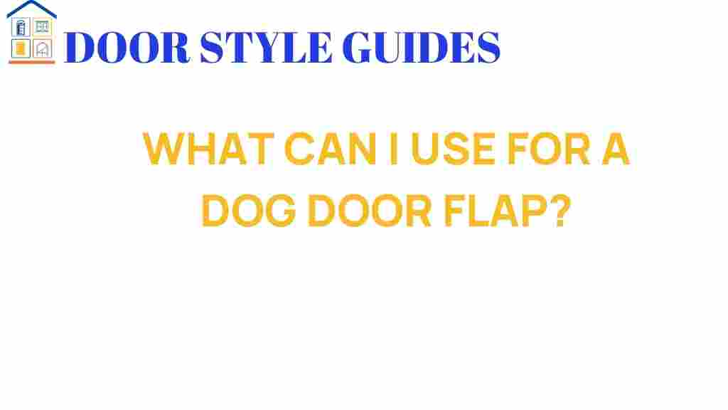 what-can-i-use-for-a-dog-door-flap