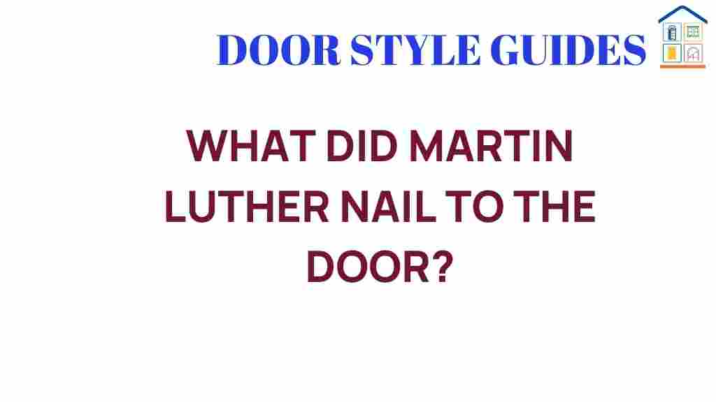 what-did-martin-luther-nail-to-the-door