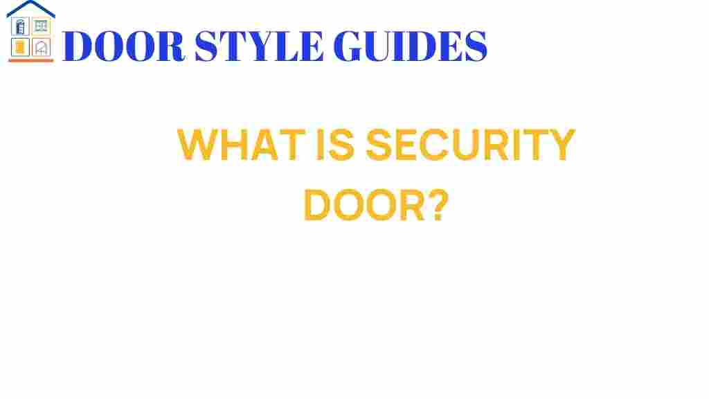 what-is-security-door