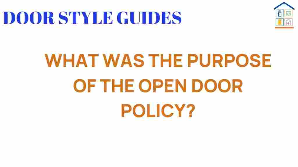 open-door-policy-purpose