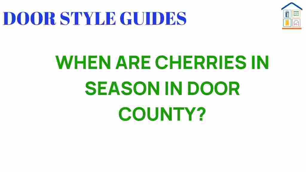 door-county-cherries-season