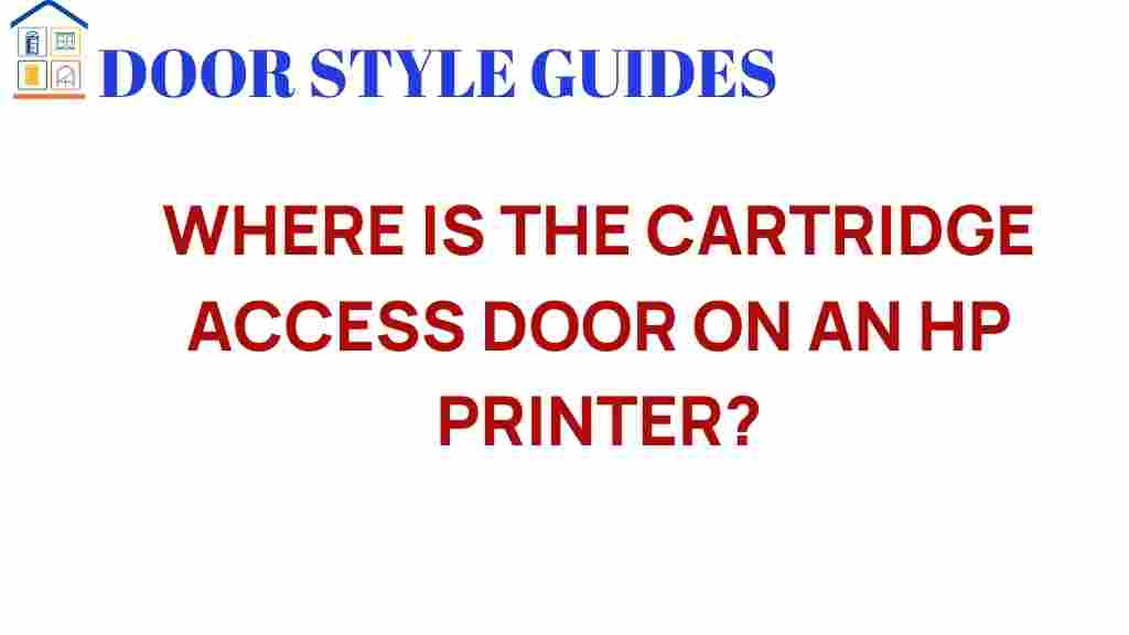 where-is-the-cartridge-access-door-on-hp-printer